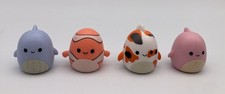 Squishmallow Mini Squish Squish-A-Longs Series 1 Set 4 FISH Sea Creatures Samir 