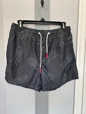 American Eagle Swim Short - Pineapples Gray - Men's Medium