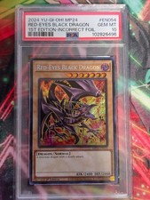 PSA10 Red Eyes Black Dragon