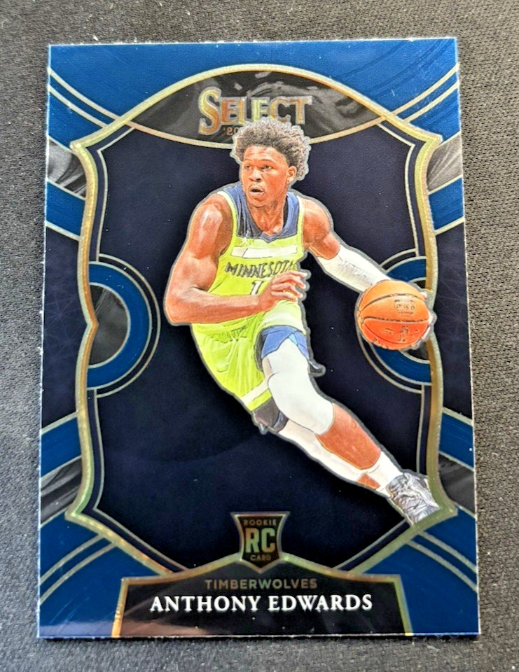 2020-21 Panini Select Anthony Edwards Rookie Concourse Retail Blue  #61 RC