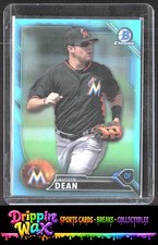 🔥Austin Dean 2016 Bowman Draft Chrome Sky Blue Refractor #BDC-166 SKU21-3🔥