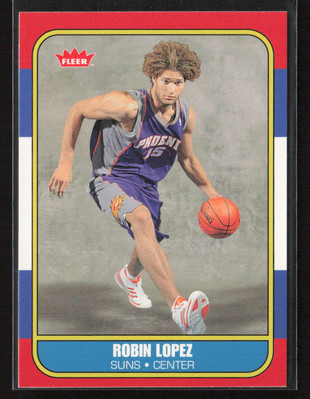 Robin Lopez 2008-09 Fleer #86R-176 1986-87 Rookies Phoenix Suns