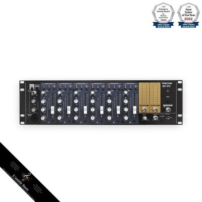 Tascam 7-Kanal-Rackmount-Zonen-Audiomixer mit Sprachpriorität MZ-372 Japan...