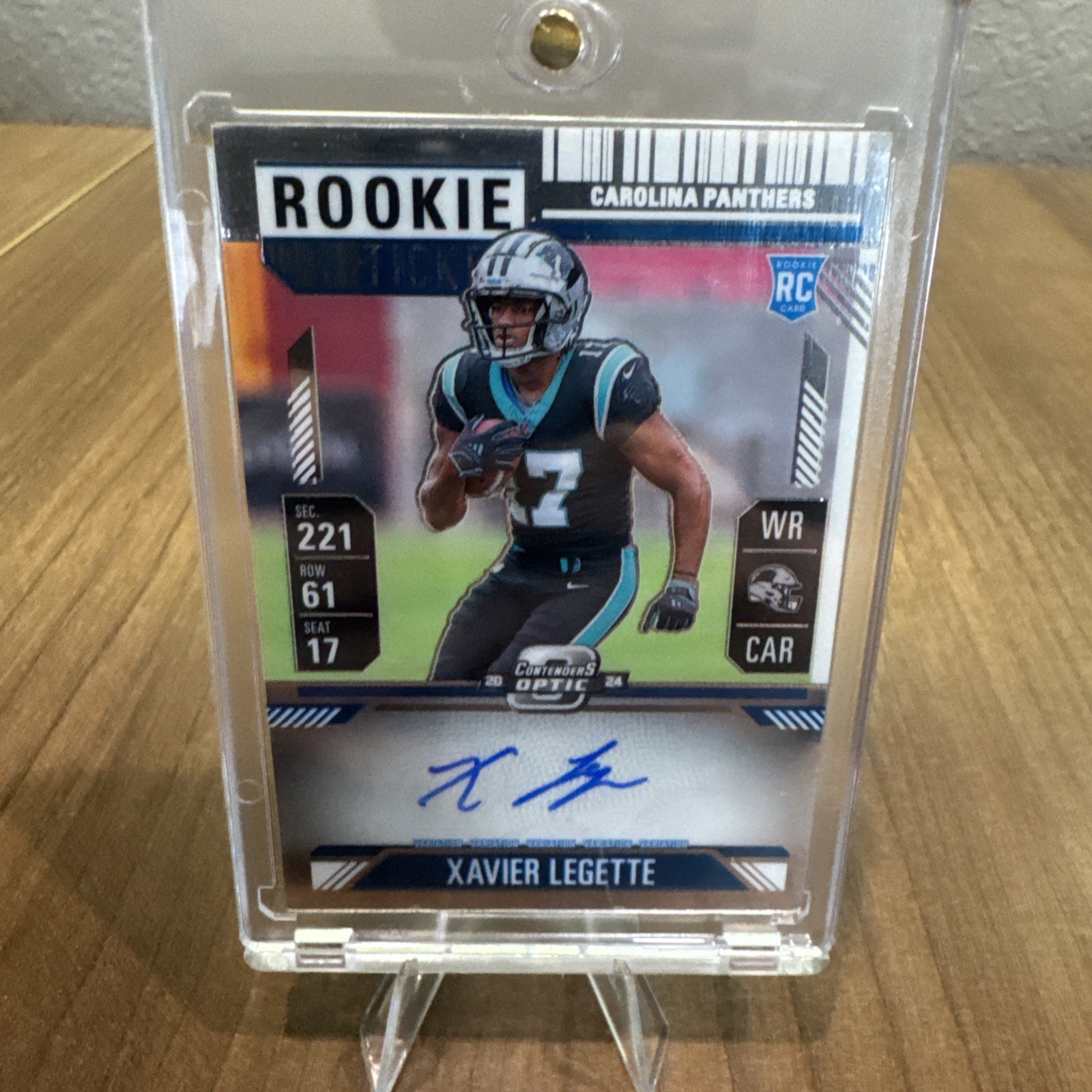 2024 Contenders Xavier Legette Rookie Ticket RPS Variation Auto RC VAR #107 🔥