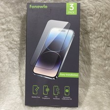 3 Pack Tempered Glass Screen Protector for iPhone 16 Plus, iPhone 15 Plus