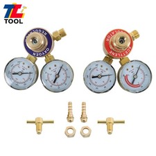 CGA540 and CGA200, Solid Brass Oxygen and Acetylene Regulators