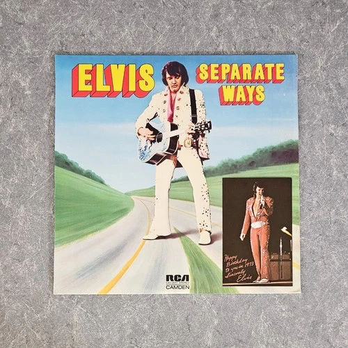 ELVIS PRESLEY / "Separate Ways" / w-bonus postcard / 1972