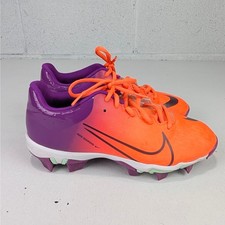 Nike Youth Girls 4 Hyperdiamond 4 Keystone GG Softball Cleats - Purple/Orange