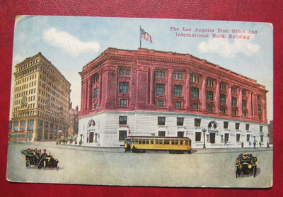 The Los Angeles Post Office and International Bank Building Divided Back