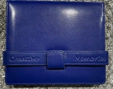 CREATIVE MEMORIES PICFOLIO MINUTES ALBUM w/magnetic Clasp Blue - 24 Photos NIB