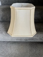 Endon Handmade Cream Lined Lampshade Great Shape 10 High Quality Fabric