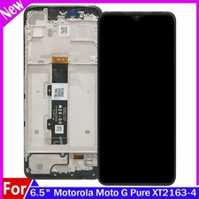 Replacement LCD Display Touch Screen w/Frame For Motorola Moto G Pure XT2163-4