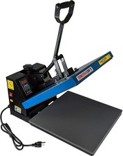 Heat Press Machine for T Shirt Printing, 15" x Clamshell Blue