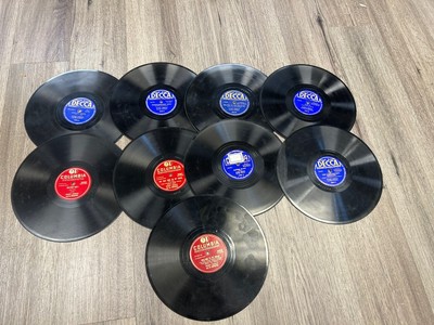 WOODY HERMAN 78 RPM RECORDS LOT OF 9 DECCA COLUMBIA LABELS VG 
