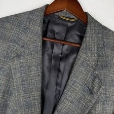 Hart Schaffner Marx Gold Trumpeter Gray Wool Glen Plaid Blazer Nordstrom 44R
