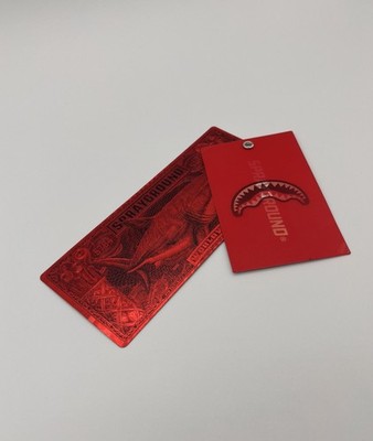Authentic Sprayground Limited Edition Shark Tags Collectible Rare