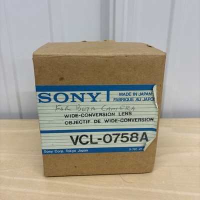 SONY VCL-0758 A WIDE CONVERSION LENS X0.7 COMES WITH PROTECTIVE CASE New In Box!