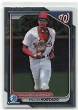 2024 Bowman Draft Chrome Prospects Victor Hurtado #BDC-168 Washington Nationals