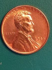 1945-P Lincoln Wheat BRILLIANT RED UNCIRCULATED See Pics From Original Rolls