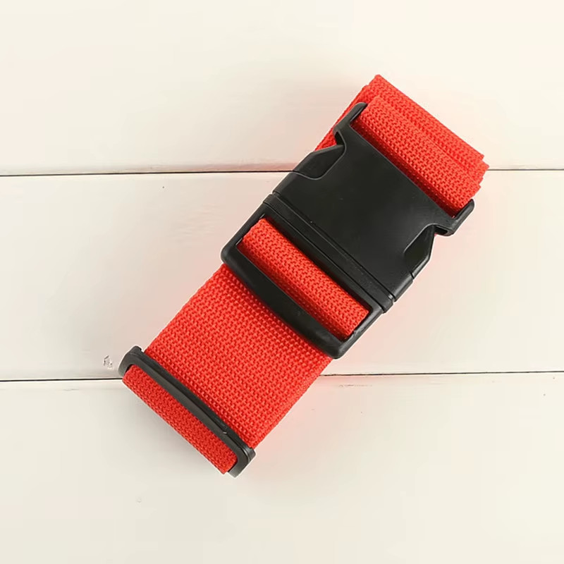 Straps For Suitcase, Polyester Luggage Belt With Adjusta
