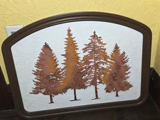 Pine Trees Metal Wall Art Decor 26"x20" Hobby Lobby New NWT