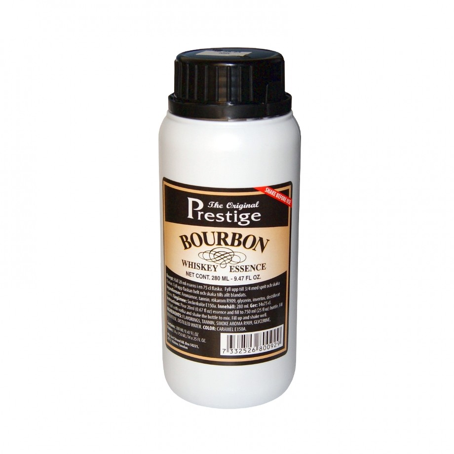 Original Prestige Spirit Flavouring Essence - Bourbon Whisky - 280ml Bulk Bottle