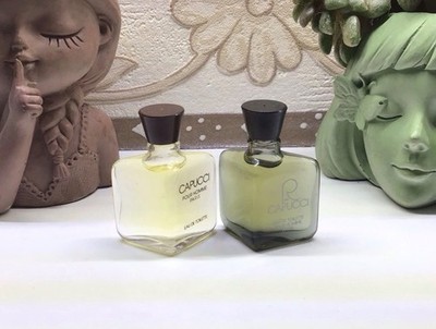 R De Capucci + Capucci Pour Homme 2 x 7 ml EDT Vintage Sammlerflakons  