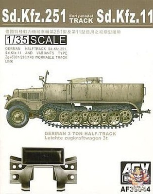 AFV Club 1/35 Sd.Kfz.11 251 Rubber Early Model Plastic Model [A... Plastic Model