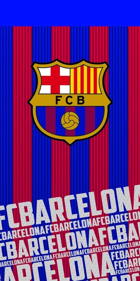 Serviette de plage Fc Barcelone Coton - Photo 1/1