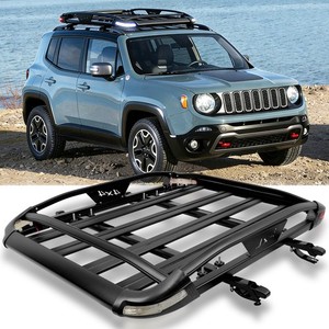 TURTLE compatibel met Jeep Renegade (Bu) 20152024 Crown dakrails | ZWART