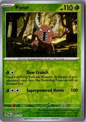 Pinsir 003/167 Twilight Masquerade Reverse Holo Common