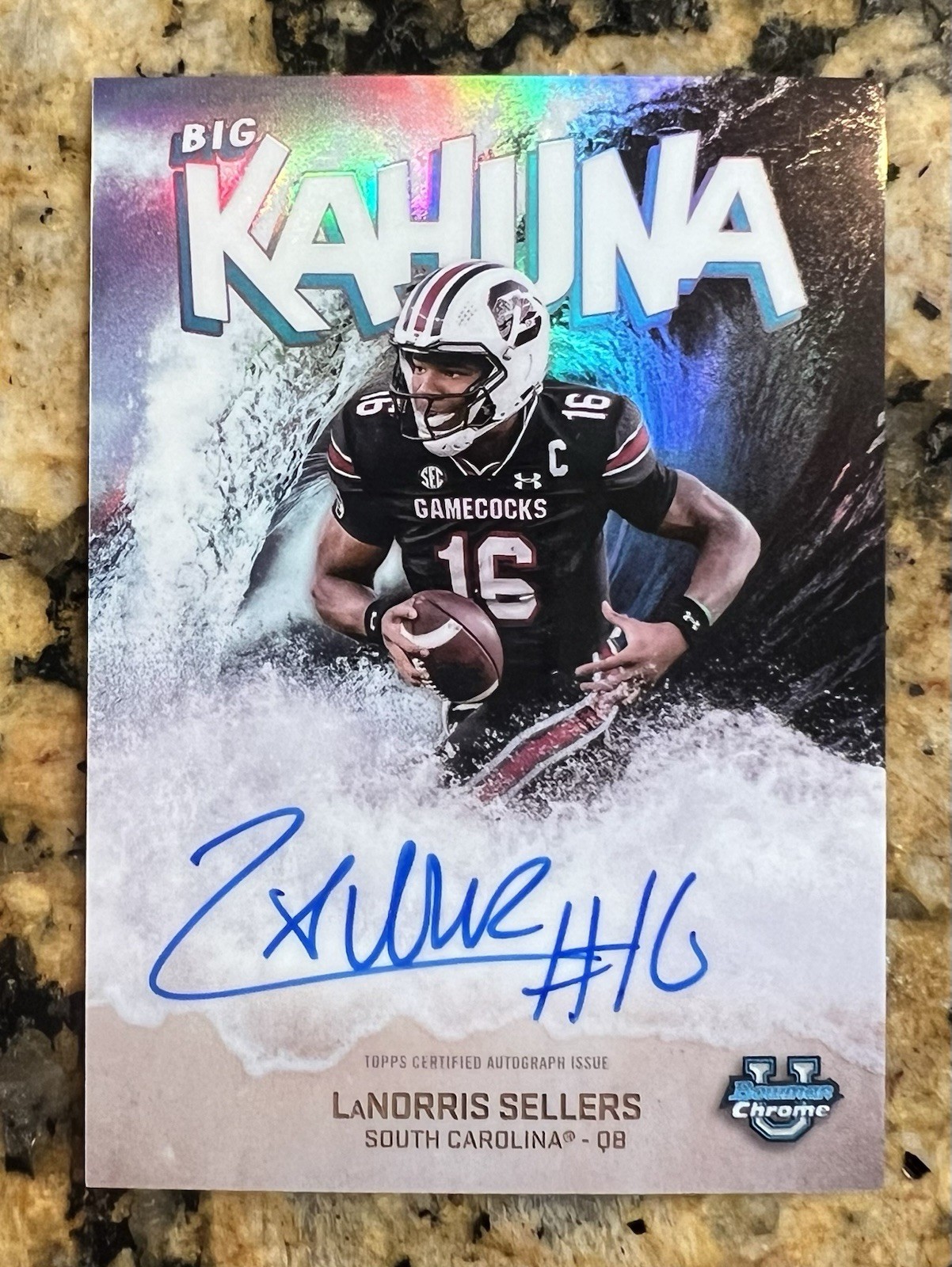 2025 Bowman U Chrome LANORRIS SELLERS Big Kahuna On Card Auto - South Carolina