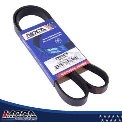 6PK1170 Serpentine Belt for Acura MDX TLX RDX RLX Honda Accord Crosstour 3.5L