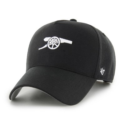 '47 Brand EPL Cap Arsenal FC MVP DT Snapback Black Basecap Kanonen Logo Stick 
