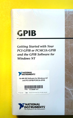 NI-488.2M Software for PCI-GPIB/PCMCIA-GPIB for Windows NT