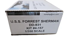 Iron Shipwrights ISW 4157 - USS Forrest Sherman DD-931 Resin & PE Brass Model Ki