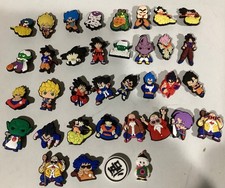 LOT OF 36 ANIME CROC CHARMS DRAGON BALL Z FREE SHIP