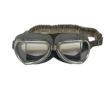 Vintage Climax  Motorcycle Aviator Goggles Bl...
