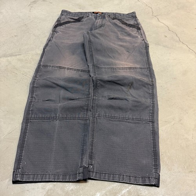 #ad Black Ridge Cut Double Knee Workwear Pants $25.00