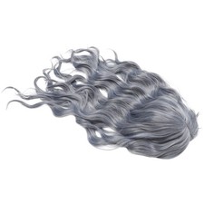 Long Wavy Synthetic Wig with Bangs for Festival Wedding Birthday Cosplay