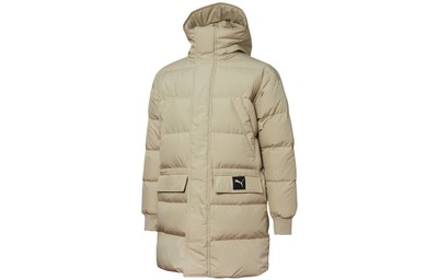 PUMA Protective Down Jacket With Logo Pocket And Hood