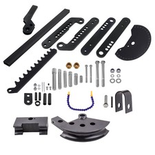 1-5/8" X 5" 120 Degree Round Tubing Dies +Tube Bender Bends up to 2" round Black