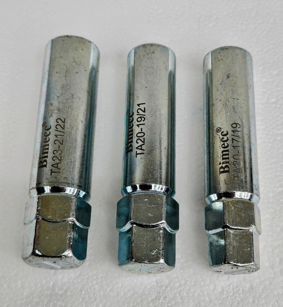 BIMECC 3-PACK (1)TA23-21/22 (1)TA20-19/21 (1) TA20-17/19 LUG NUT