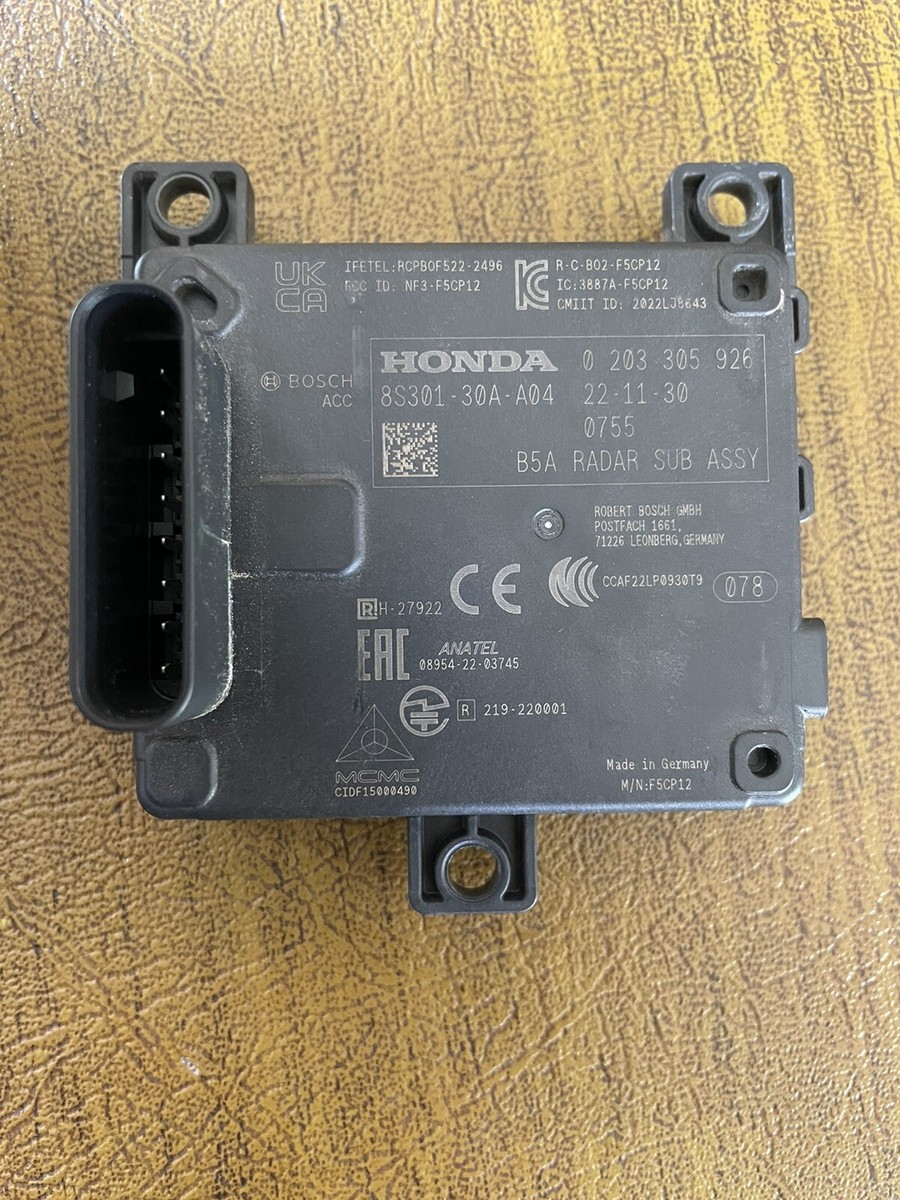OEM | 2023-2024 HONDA ACCORD ADAPTIVE CRUISE DISTANCE RADAR SENSOR
