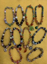 Costume Boho Stretch Beaded Bracelets For Gifts Mixed Lot Of 10