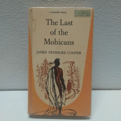 RARE LIBRARY HC The Last of the Mohicans by James Cooper Vintage Dolphine 