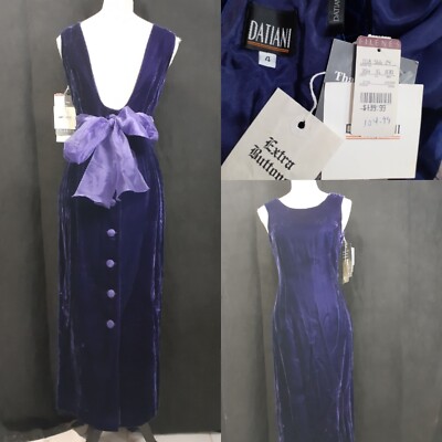 deanna troi purple dress True Vintage 80s M Gown Dress Prom Cosplay Lwaxana Deanna Troi TNG Off Shoulder