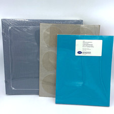 Creative Memories Lot Gray Silver Album 12x12 Mounting Paper 8.5x11 Template OF