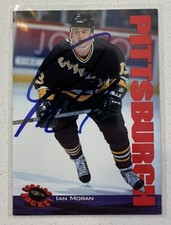 1994-95 Classic Ian Moran #101 Pittsburgh Penguins Auto Autograph Signed