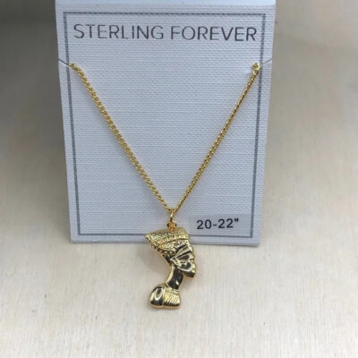 Sterling Forever Nefertiti Egyptian Queen Pendant